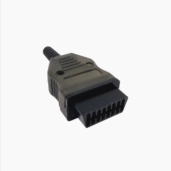 OBD II Universal OBD2 16pin Female Connector Adaptor Car Diagnostic with OBD Plug + Shell+ Terminal + Screw M4K
