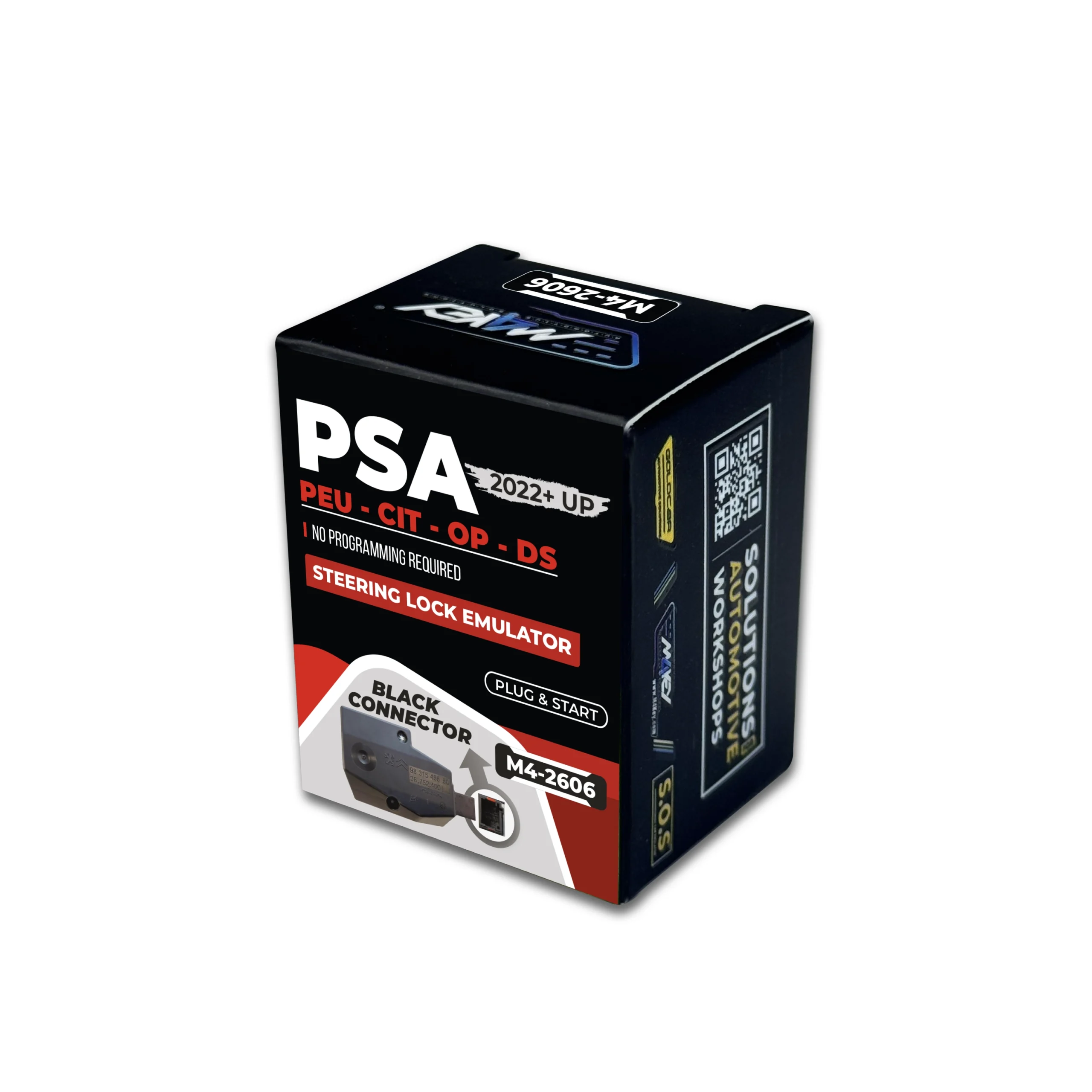 PSA Peugeot Citroen Opel 2022 and Up Steering Lock Emulator Simulator (Black Connector) - Image 6